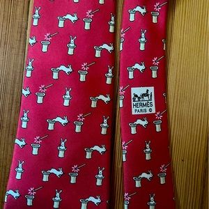 Vintage Hermes silk tie.